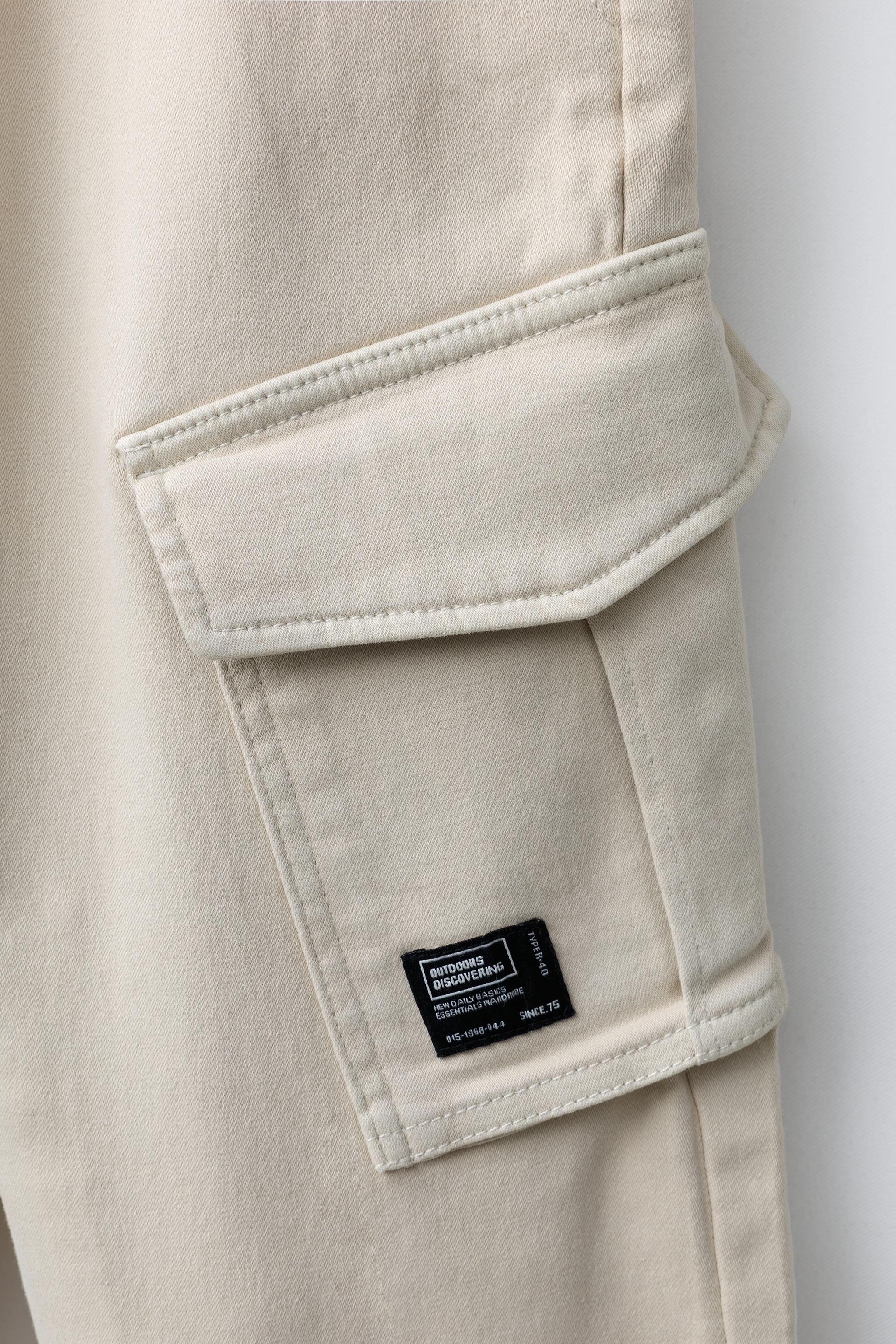 LABEL CARGO JOGGER PANTS